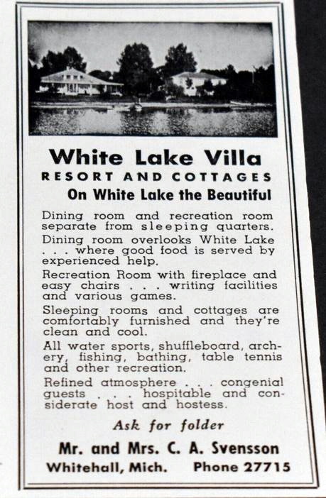 White Lake Villa Resort - Flyer (newer photo)